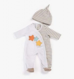 Комплект одежды для куклы 38-40 см (комбинезон, шапочка)