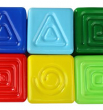 Тактильные кубики 6 штук