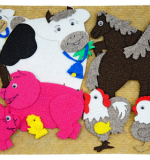 Домашние животные с игровым полем (20дет)