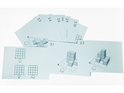 Карточки с заданиями №2 (10шт.) для деревянных неокрашенных кубиков ВТ 112