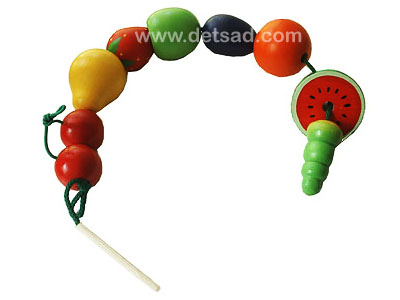  Шнуровка - Фруктовый червячок