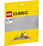 Лего - Classic Строительная Пластина, серый цвет