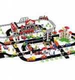 Конструктор Бауер «Автодорога и ПДД для детей» (в контейнере 130 л.)