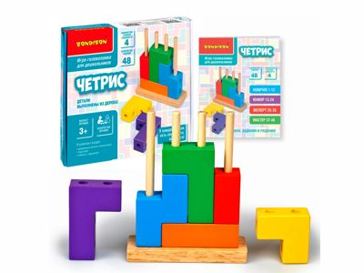 Игра-головоломка для дошкольников Bondibon «ЧЕТРИС»