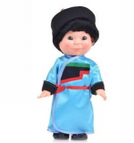 Кукла Веснушка в бурятском костюме (мальчик)