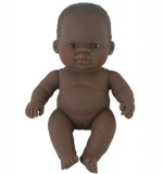 Кукла-карапуз, девочка Африканка, 21см