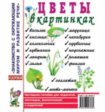 Цветы в картинках. Наглядное пособие для воспитателей, логопедов, родителей