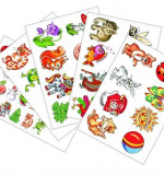 Наклейки на шкафчики №2. 28 штук