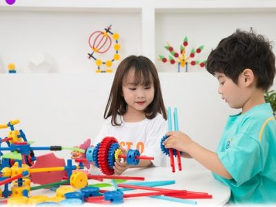 Набор Thinkertoy для группы 5 - 6 лет, 1300 деталей, пластик