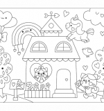 Кавайные котики (Аниме-раскраски с наклейками), книги с наклейками