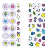 Кавайные котики (Аниме-раскраски с наклейками), книги с наклейками