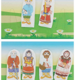 Набор кукол пальчиковых - Семья Русская