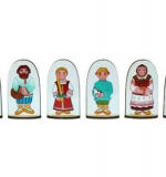 Набор кукол на подставке СЕМЬЯ РУССКАЯ