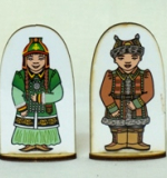 Набор кукол на подставке СЕМЬЯ ЯКУТСКАЯ