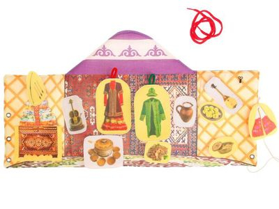 Папка - ЮРТА КАЗАХСКАЯ (шнуровка-застежка)