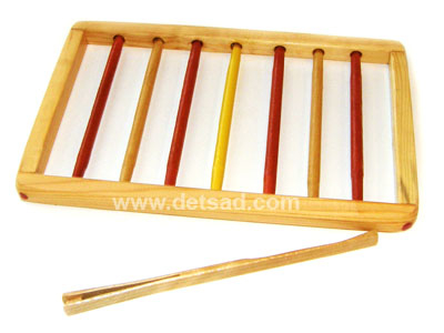 Лестница фольклорная - 20*32см, палочка, неокрашенная, дерево