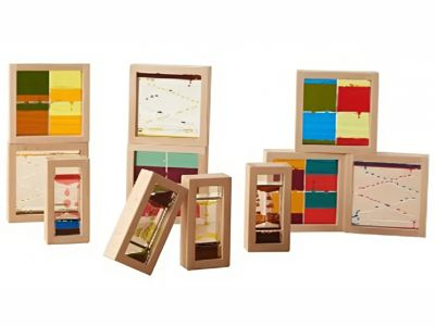 Деревянные сенсорные блоки с жидкостью (18 шт)