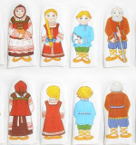Набор кукол пальчиковых - Семья Башкирская