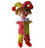 Скоморох, кукла БИ-БА-БО на руку, 45 см