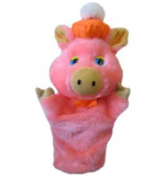 Поросенок, кула БИ-БА-БО на руку, 30 см