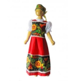 Костюм для танцев - Хохлома для Девочки 6 - 7 лет